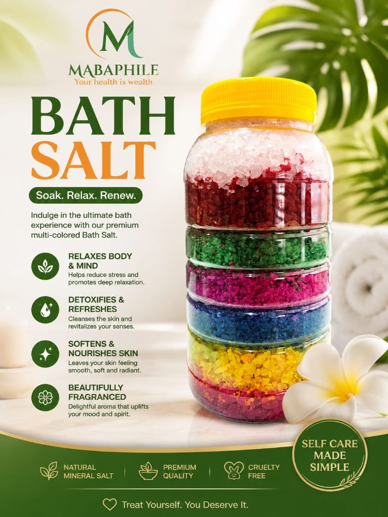 Mabaphile Multi-Colour Bath Salt